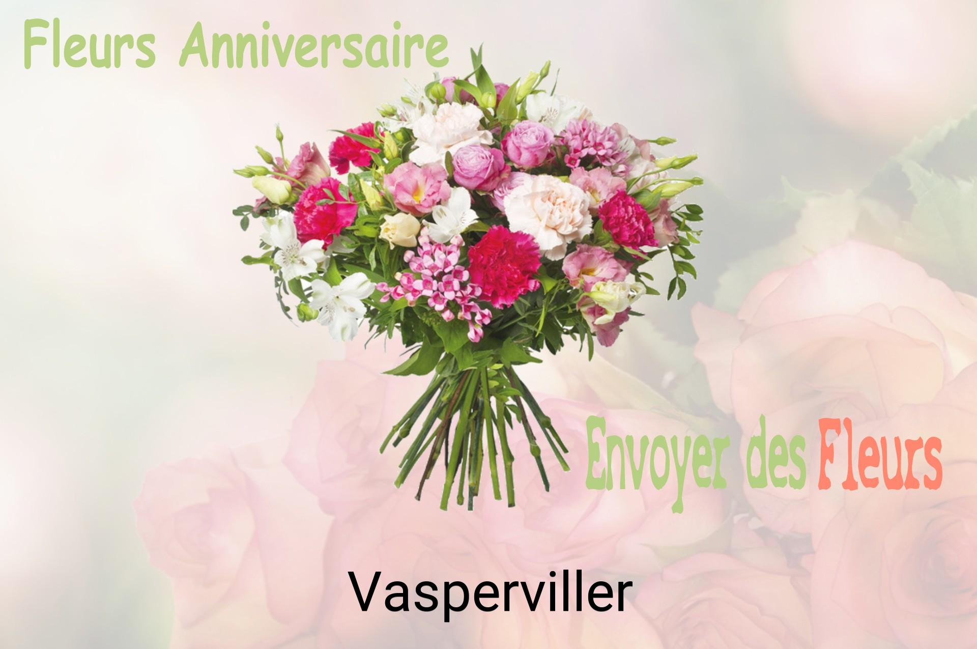 Bouquet de fleurs d’anniversaire livré à Vasperviller